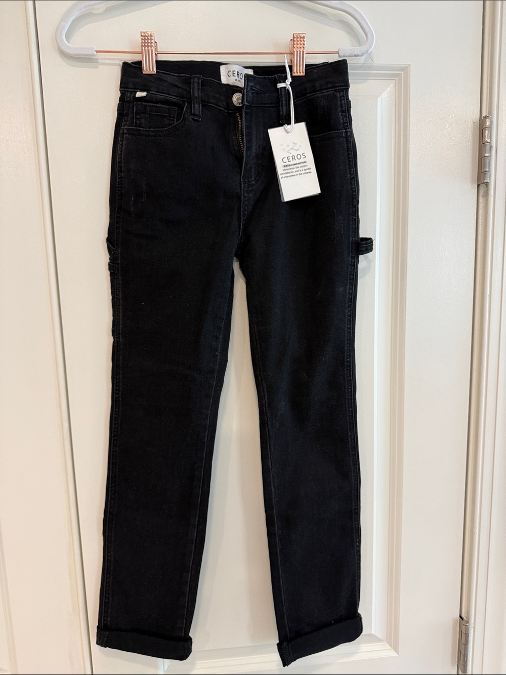 Ceros Kids Black Slim Stretch Jeans